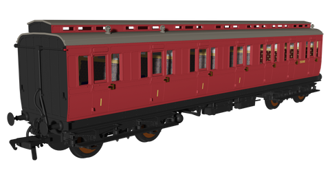 Rapido Trains 978228 OO Gauge BR Crimson 'Evolution' Non-Corridor Composite No.E51380E
