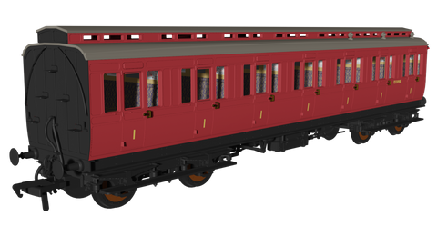 Rapido Trains 978229 OO Gauge BR Crimson 'Evolution' Non-Corridor First No.E52098E