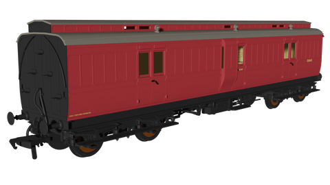 Rapido Trains 978230 OO Gauge BR Crimson 'Evolution' Non-Corridor Full Brake No.E51065E