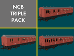 Rapido Trains 978237 OO Gauge NCB 'Evolution' Non-Corridor Carriage Pack