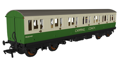 Rapido Trains 978242 OO Gauge Camping Coach 'Evolution' Non-Corridor Composite No.M92464M