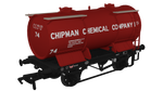 Rapido Trains 981005 OO Gauge Ammonium Nitrate / Chemical Tank Wagon – Chipman Chemical Co. Ltd No.74