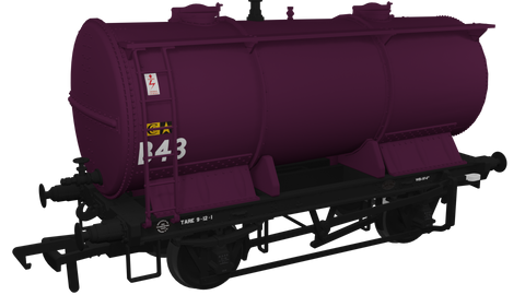 Rapido Trains 981011 OO Gauge Ammonium Nitrate / Chemical Tank Wagon – Molasses Tank – BSC Unbranded No.B43