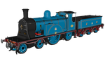 Rapido Trains 982001 OO Gauge Caledonian Single No.123 – CR Blue Railtour Condition