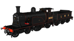 Rapido Trains 982503 OO Gauge Caledonian Single – LMS Lined Black No.14010 (DCC Sound)