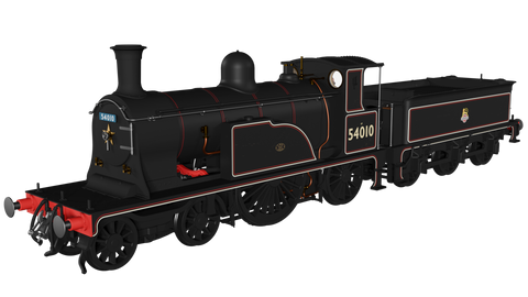 Rapido Trains 982504 OO Gauge Caledonian Single – ‘What If’ BR Lined Black Early Crest No.54010 (DCC Sound)