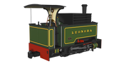 Rapido Trains 986502 OO-9 Gauge Kerr Stuart Sirdar ‘Leonora’ – Lined Green DCC FITTED