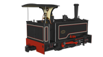 Rapido Trains 986003 OO-9 Gauge Kerr Stuart Sirdar – Lined Black