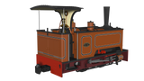 Rapido Trains 986005 OO-9 Gauge Kerr Stuart Sirdar – Lined Burnt Orange