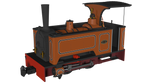 Rapido Trains 986005 OO-9 Gauge Kerr Stuart Sirdar – Lined Burnt Orange