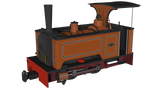 Rapido Trains 986005 OO-9 Gauge Kerr Stuart Sirdar – Lined Burnt Orange