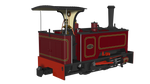 Rapido Trains 986006 OO-9 Gauge Kerr Stuart Sirdar – Lined Maroon