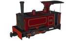 Rapido Trains 986506 OO-9 Gauge Kerr Stuart Sirdar – Lined Maroon DCC FITTED