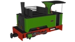 Rapido Trains 986507 OO-9 Gauge Kerr Stuart Sirdar – Plain Green DCC FITTED