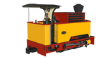 Rapido Trains 986508 OO-9 Gauge Kerr Stuart Sirdar – Plain Yellow DCC FITTED