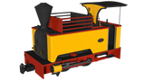 Rapido Trains 986508 OO-9 Gauge Kerr Stuart Sirdar – Plain Yellow DCC FITTED