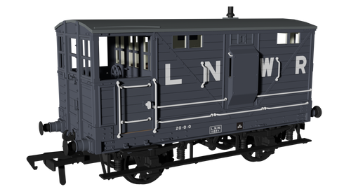 Rapido Trains 987001 OO Gauge LNWR D17b Brake – LNWR No.1122b