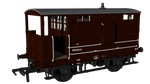Rapido Trains 987007 OO Gauge LNWR D17b Brake – BR No.M280844
