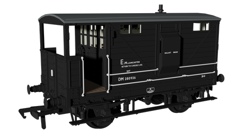 Rapido Trains 987009 OO Gauge LNWR D17b Brake – BR Departmental No.DM280936
