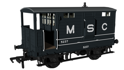 Rapido Trains 987013 OO Gauge LNWR D17b Brake – MSC No.5237