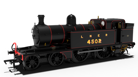Rapido Trains 989006 OO Gauge LNER C12 Tank – No.4502 LNER Lined Black