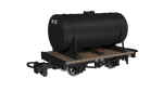 Rapido Trains 990101 OO-9 Gauge Cylindrical Tank – Plain Black No.15