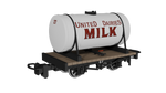 Rapido Trains 990103 OO-9 Gauge Cylindrical Tank – United Dairies No.27
