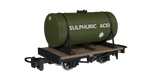 Rapido Trains 990106 OO-9 Gauge Cylindrical Tank – Sulphuric Acid No.62