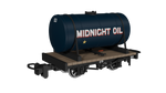 Rapido Trains 990107 OO-9 Gauge Cylindrical Tank – Midnight Oil No.53