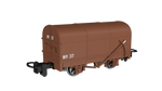 Rapido Trains 990204 OO-9 Gauge Gunpowder Van – Plain Rusty Brown No.37