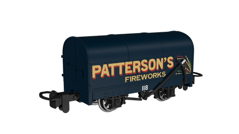 Rapido Trains 990208 OO-9 Gauge Gunpowder Van – Patterson’s Fireworks No.118
