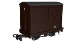 Rapido Trains 990301 OO-9 Gauge Covered Van – Plain Brown No.13