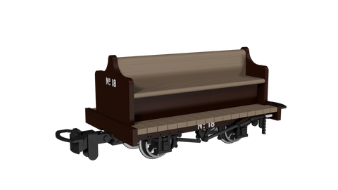 Rapido Trains 990501 OO-9 Gauge Manrider – Plain Brown No.18