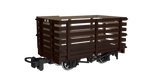 Rapido Trains 990604 OO-9 Gauge Livestock Wagon – Plain Brown No.38