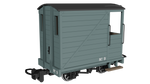 Rapido Trains 990803 OO-9 Gauge Single Veranda Brake Van – Plain Grey No.9