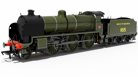 Rapido Trains 992502 OO Gauge SR U Class No.1615 - SR Lined Olive - DCC Sound