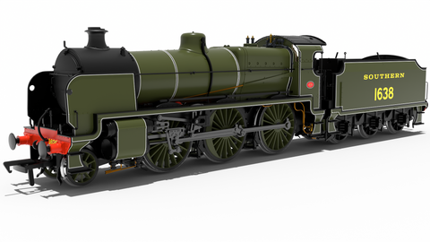 Rapido Trains 992503 OO Gauge SR U Class No.1638 - SR Lined Olive - DCC Sound