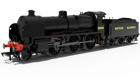 Rapido Trains 992505 OO Gauge SR U Class No.31616 - BR Black w/ Sunshine Lettering - DCC Sound