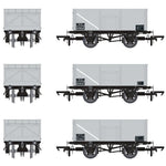 Accurascale 1059 OO Gauge BR 16T Mineral - MCO - BR Freight Grey TOPS - Pack L