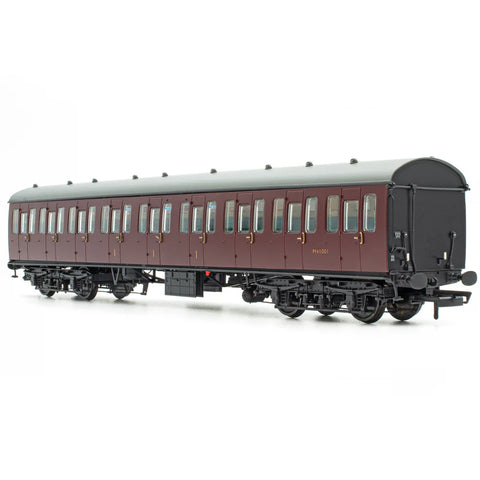 Accurascale 2357 OO Gauge BR Mk1 57' Non-Gangway Coach - C - Plain Maroon M41001
