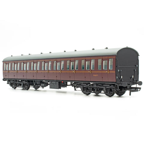 Accurascale 2371 OO Gauge BR Mk1 57' Non-Gangway Coach - S - Lined Maroon (Low position) M46071