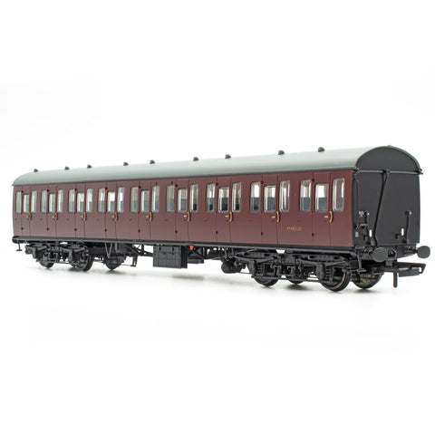 Accurascale 2377 OO Gauge BR Mk1 57' Non-Gangway Coach - SO - Plain Maroon M48038