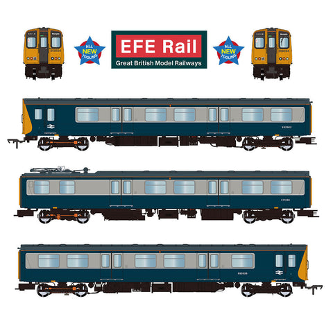 EFE Rail E81001 OO Gauge Class 313 3-Car EMU 313034 BR Blue & Grey