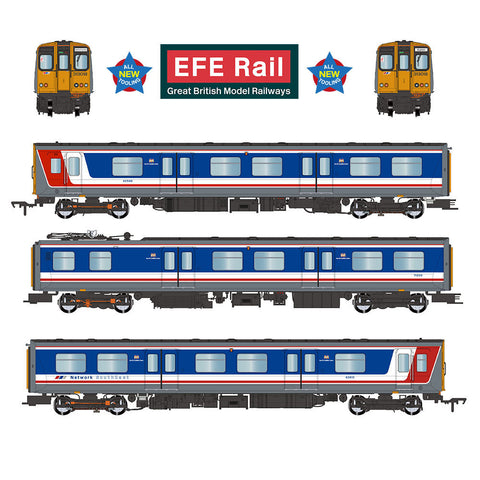 EFE Rail E81003 OO Gauge Class 313 3-Car EMU 313018 BR Network SouthEast