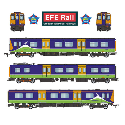 EFE Rail E81006 OO Gauge Class 313 3-Car EMU 313114 Silverlink Metro