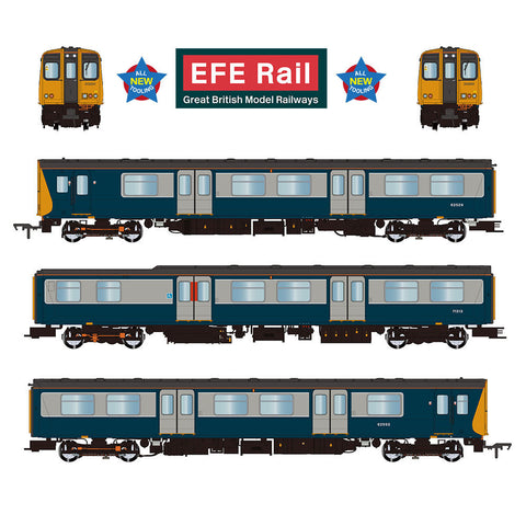 EFE Rail E81008 OO Gauge Class 313 3-Car EMU 313201 BR Blue & Grey (Southern)
