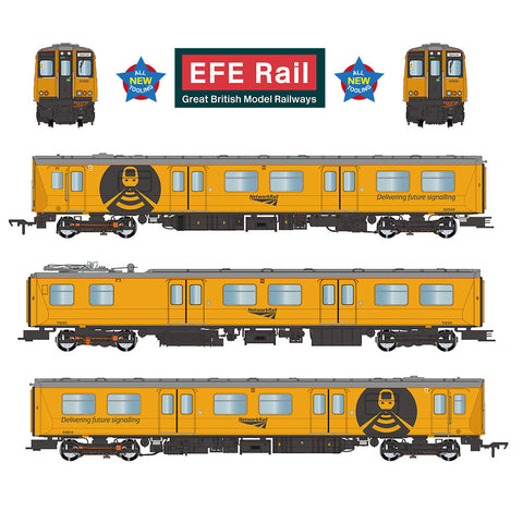 EFE Rail E81009 OO Gauge Class 313 3-Car EMU 313121 Network Rail Yellow