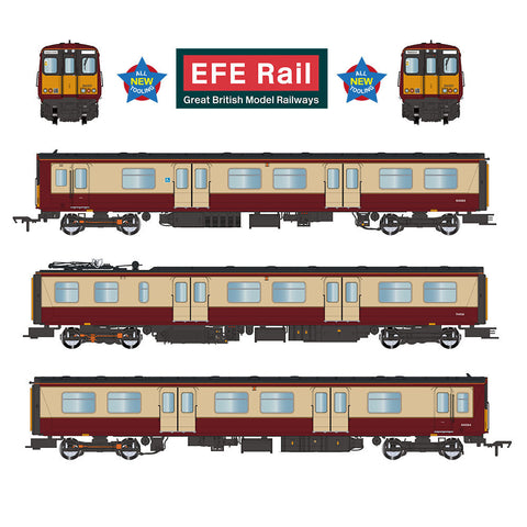 EFE Rail E81011 OO Gauge Class 314 3-Car EMU 314201 Strathclyde PTA Carmine & Cream