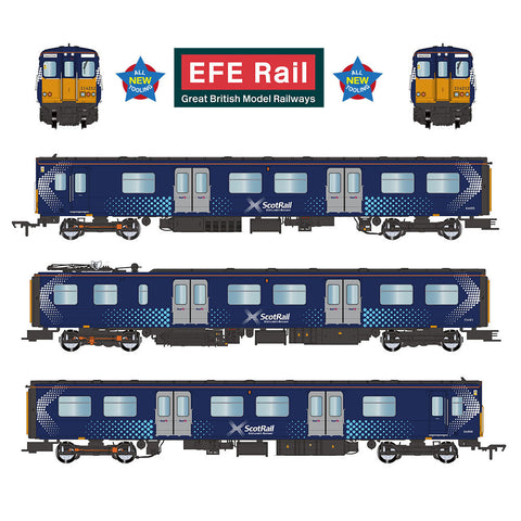 EFE Rail E81012 OO Gauge Class 314 3-Car EMU 314212 ScotRail Saltire
