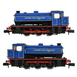 EFE Rail E85503 N Gauge WD Austerity Saddle Tank No. 12 National Coal Board Kent Lined Blue